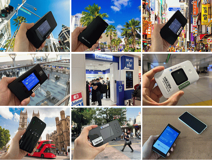 モバイル製品　検証風景